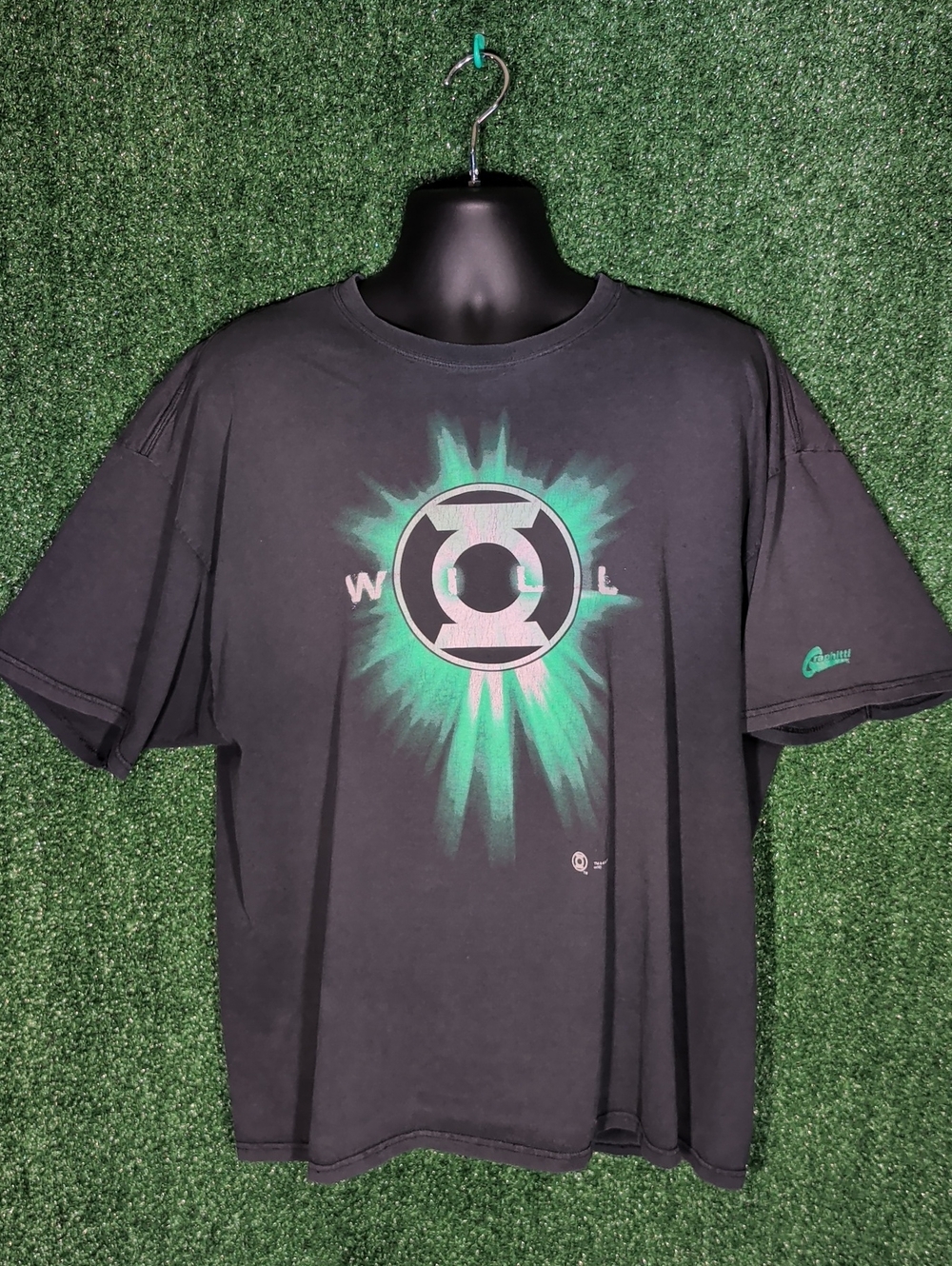 Green Lantern Will DC Comics Hanes Vintage 2009 Graphitti